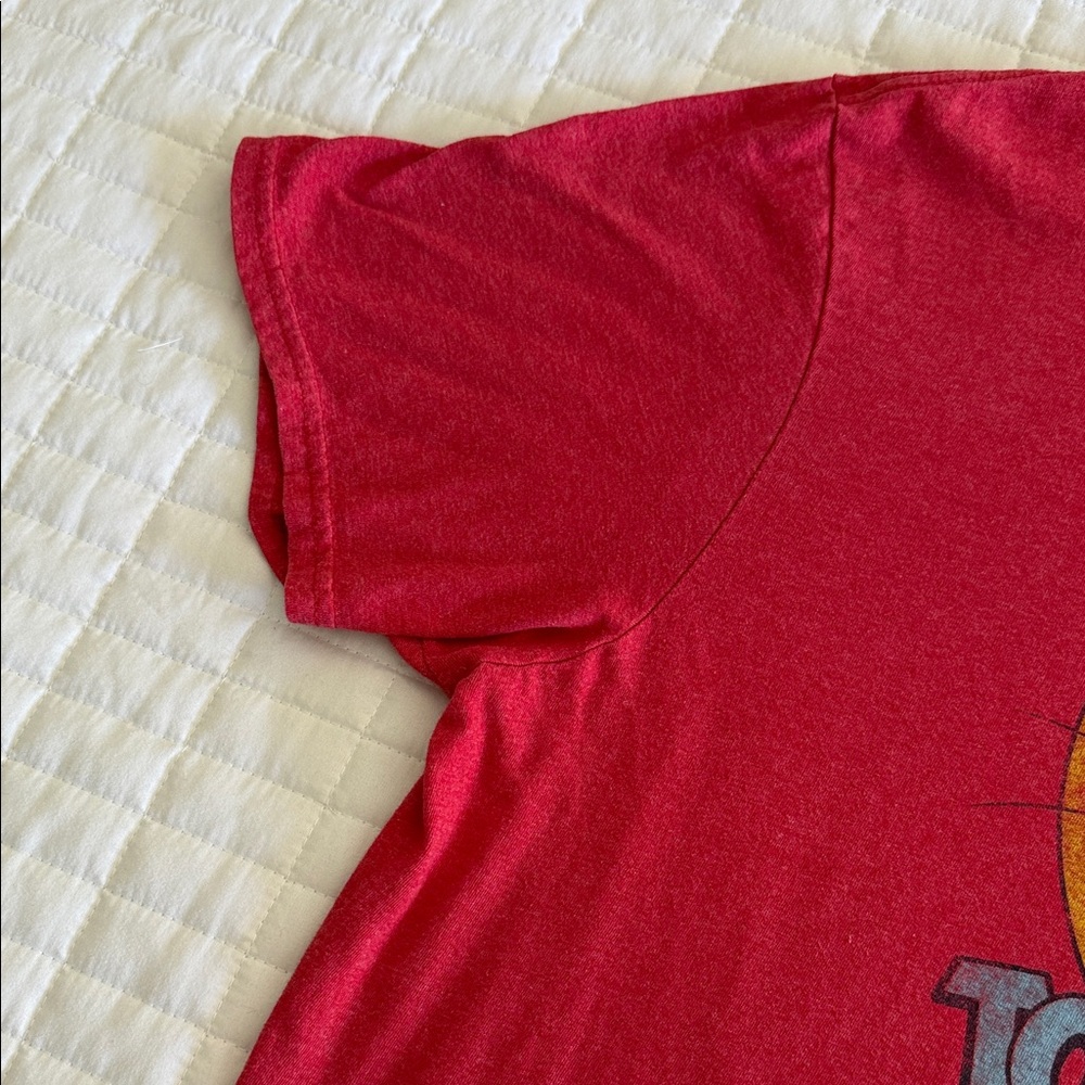 Adult Vintage Style Tom & Jerry Graphic Short Sleeve T-Shirt & Crew Neck Sz XL - Picture 6 of 11